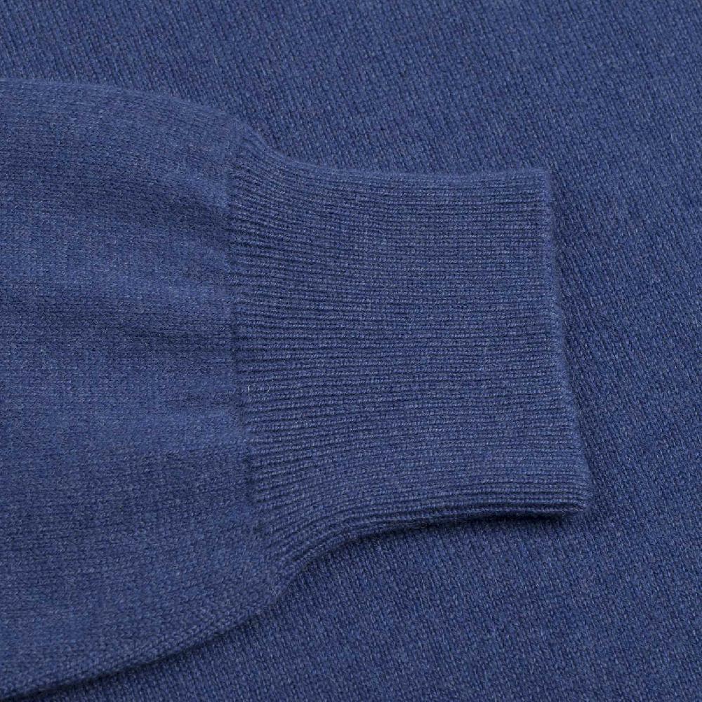 Rubinacci Polo in cashmere ceruleo Promozione