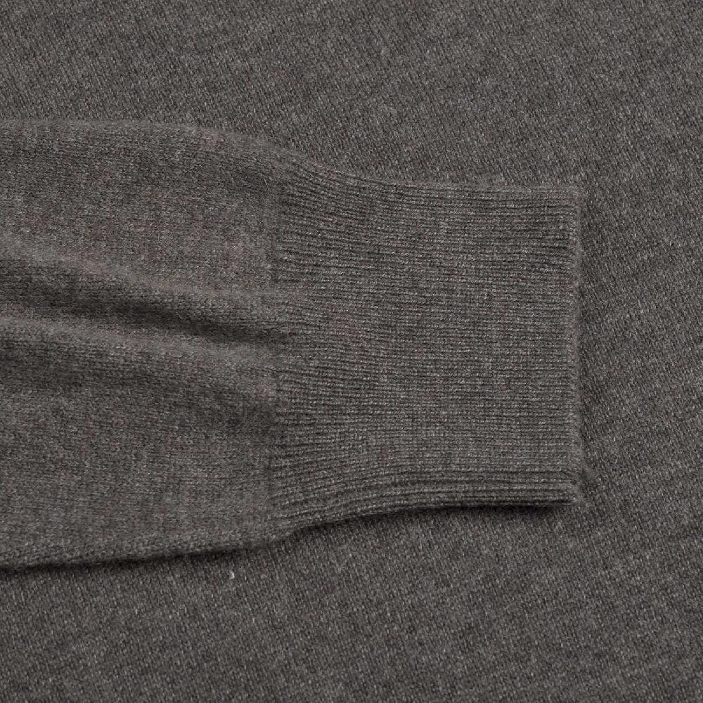 Rubinacci Polo in cashmere tortora Spedizione Gratuita