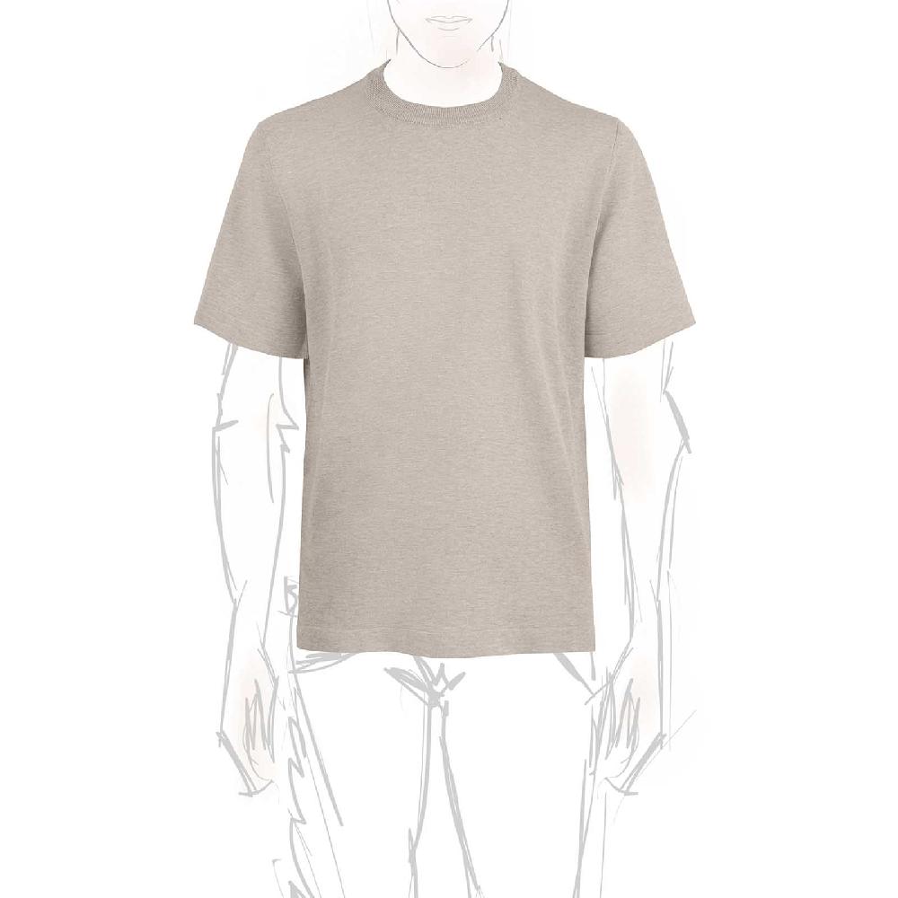 Rubinacci T-Shirt cotone beige Soddisfazione Garantita