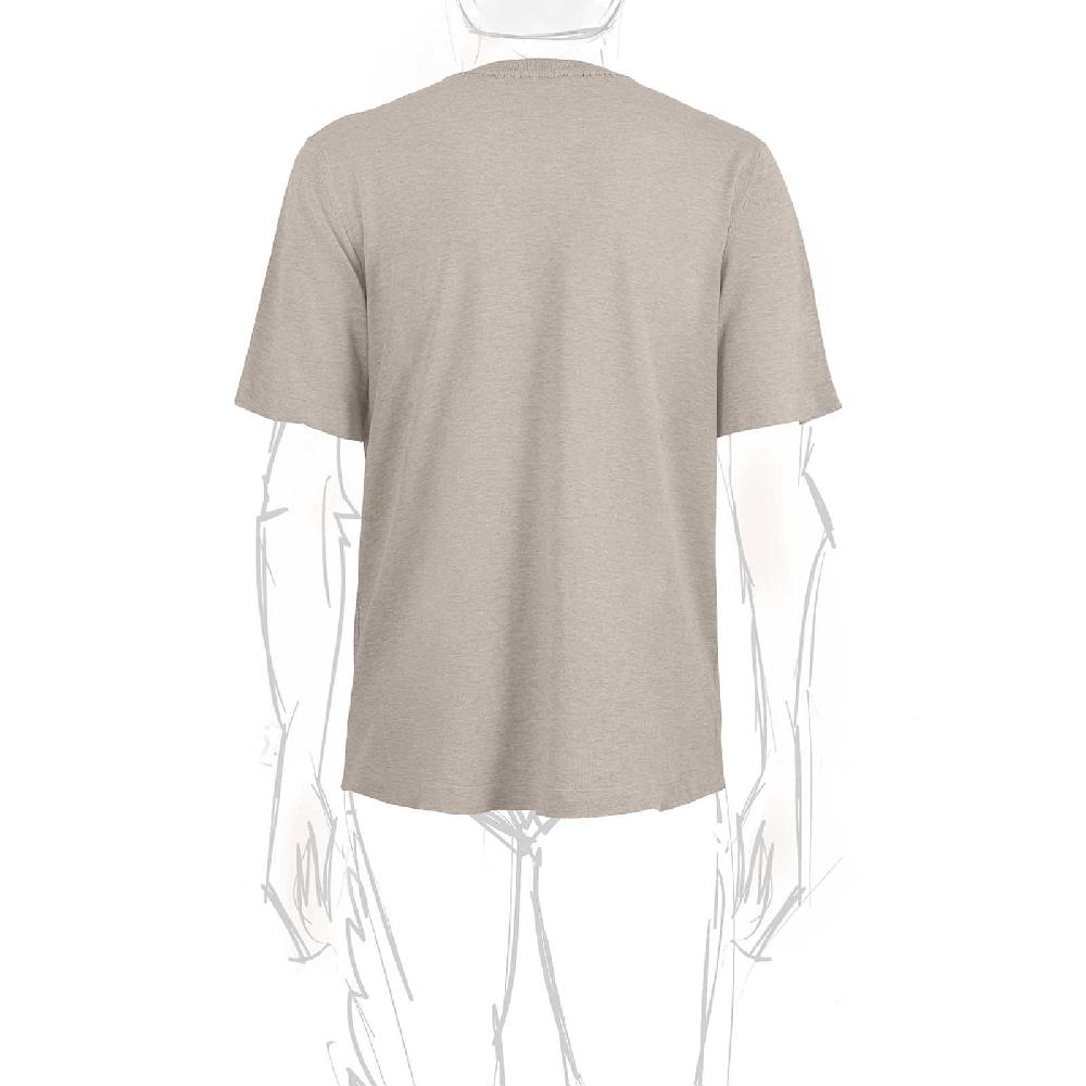 Rubinacci T-Shirt cotone beige Soddisfazione Garantita