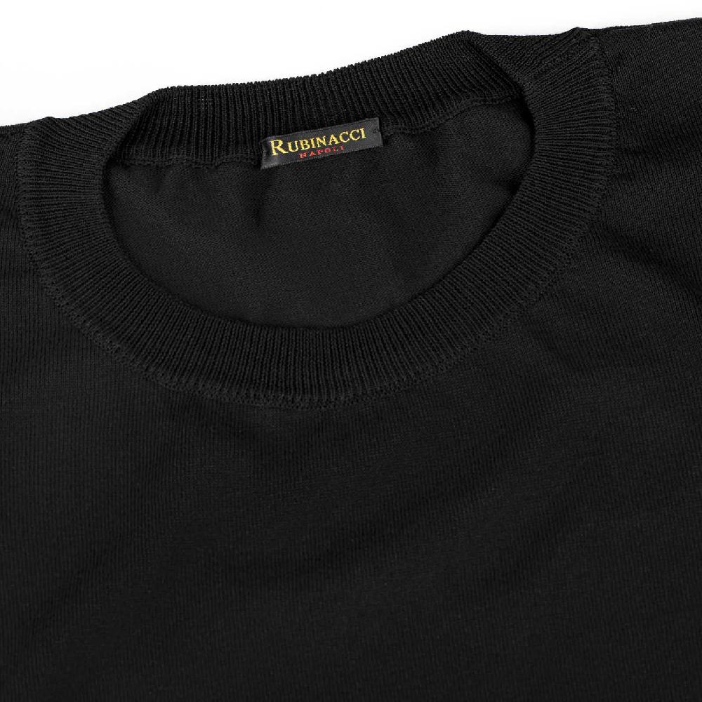 Rubinacci T-Shirt cotone nera Qualità Garantita