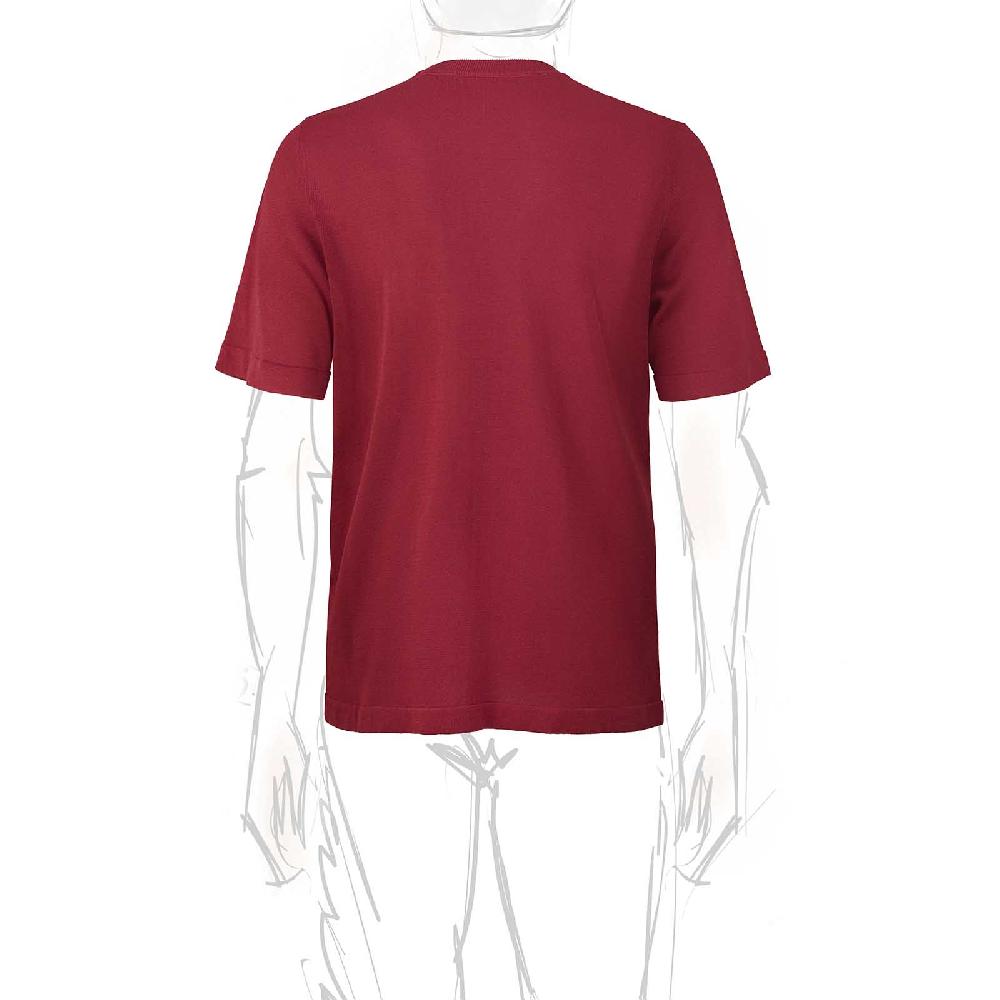 Rubinacci T-Shirt cotone bordeaux Negozi Online