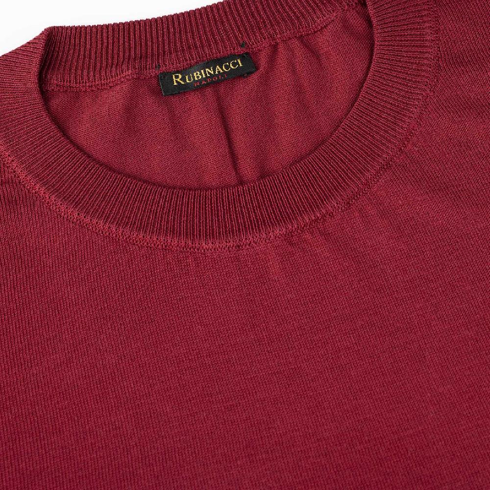 Rubinacci T-Shirt cotone bordeaux Negozi Online