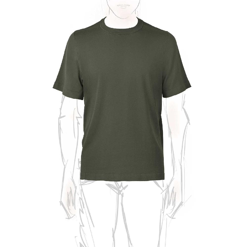 Rubinacci T-Shirt cotone verde militare Acquista Ora