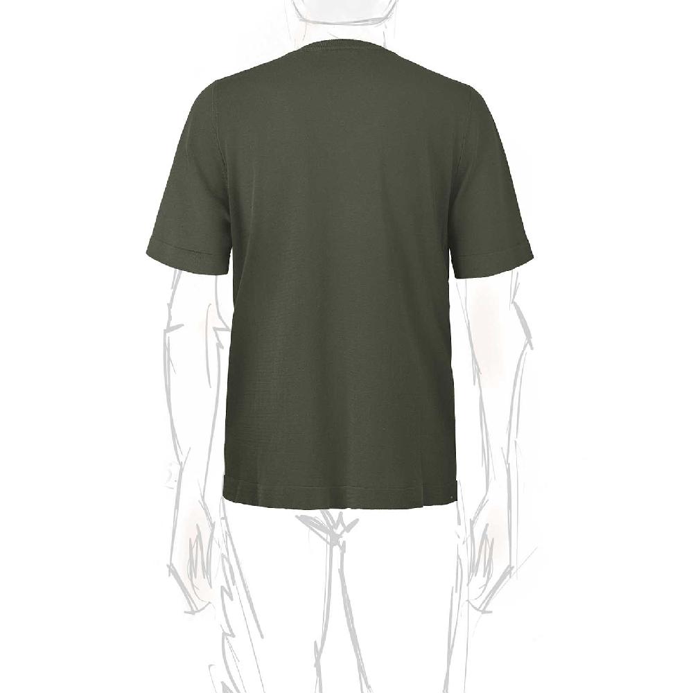 Rubinacci T-Shirt cotone verde militare Acquista Ora
