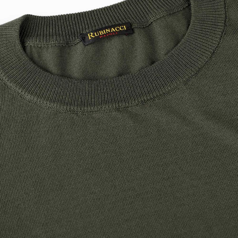 Rubinacci T-Shirt cotone verde militare Acquista Ora