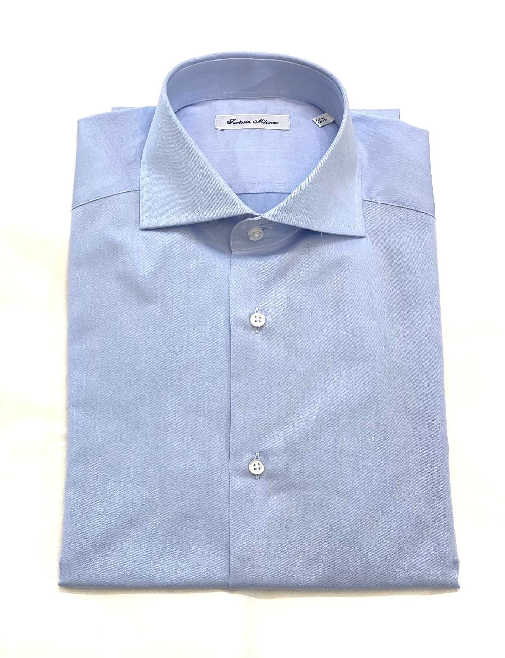Sartoria Milanese Camicia Slim cotone twill personalizzabile Negozi Online