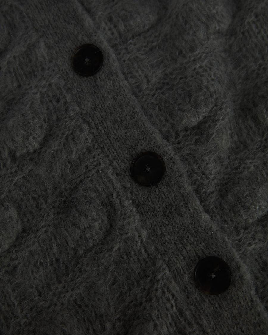 Scaglione COAT MAXY CARDIGAN OVER HAZELNUT STITCH BLACK Hotsell