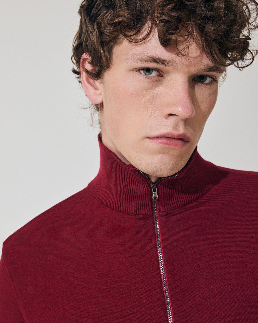 Scaglione ARMY ZIP COMPACT MERINO MERLOT Pezzi Unici