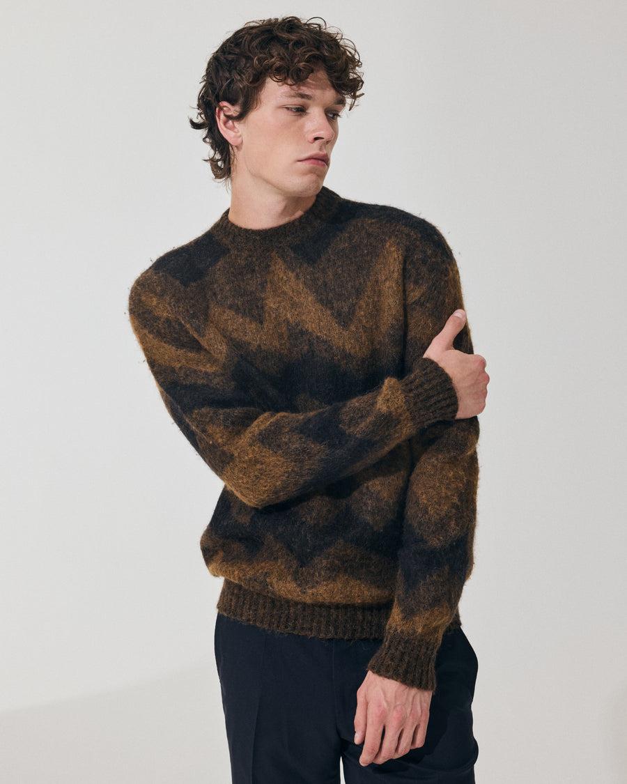 Scaglione ROUND NECK JQD ZIGZAG BRUSHED RUST Economico