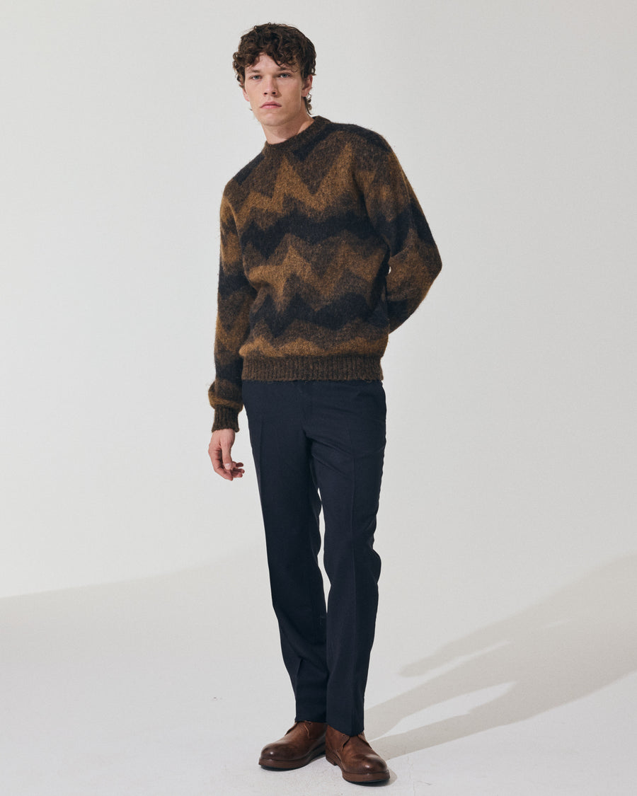 Scaglione ROUND NECK JQD ZIGZAG BRUSHED RUST Economico