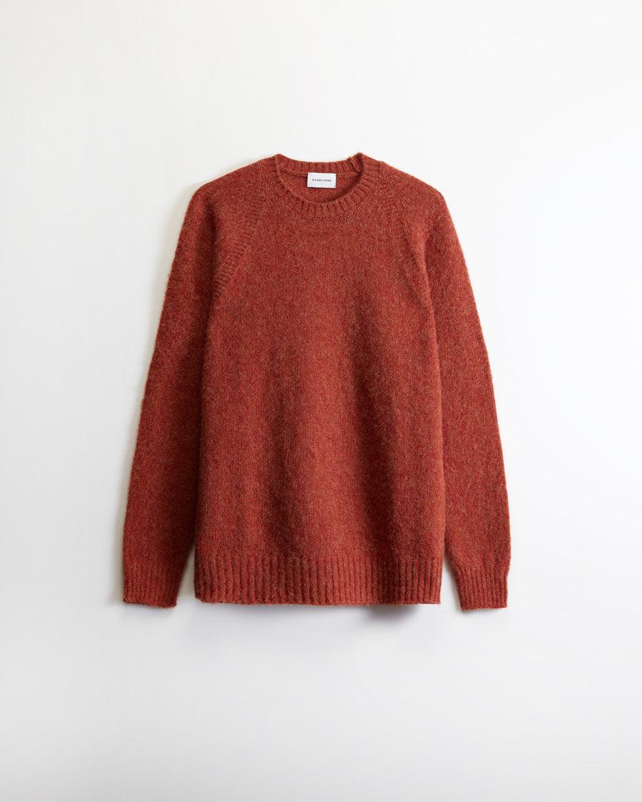 Scaglione ROUND NECK RAGLAN SEAMLESS BRUSHED SPICE