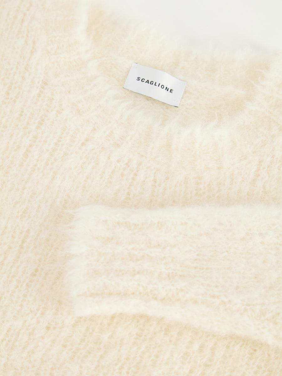 Scaglione ROUND NECK TRAPEZIO MILK Vendita Economica