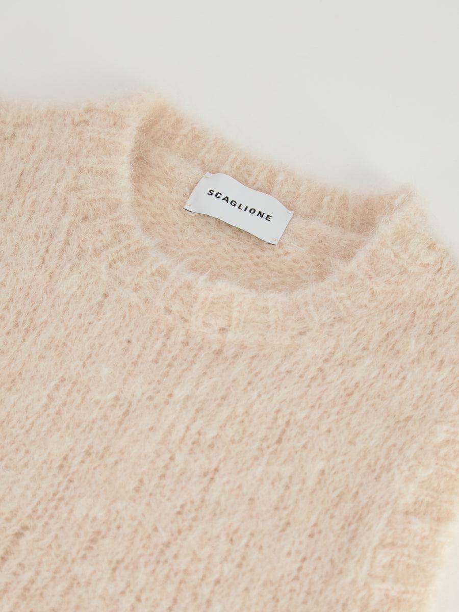 Scaglione GILET CREW NECK SAND Vendite Flash