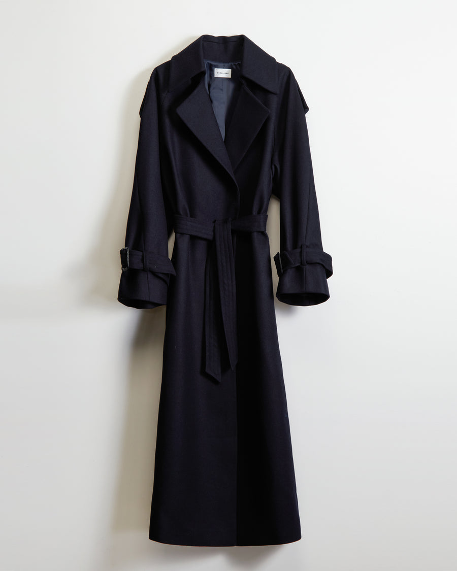 Scaglione TRENCHCOAT BLACK Nuovo