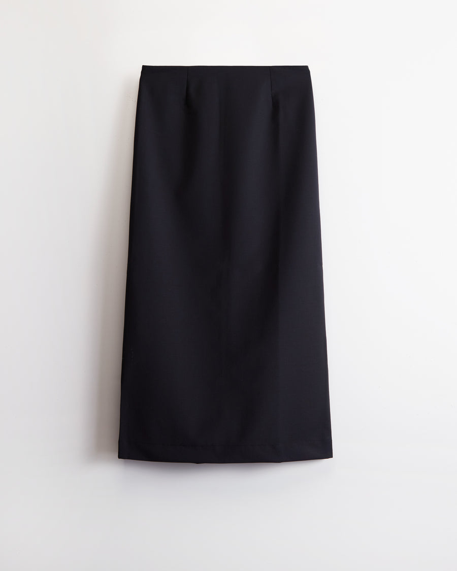 Scaglione SKIRT MERINO TUBINOLUNGA BLACK Promozione
