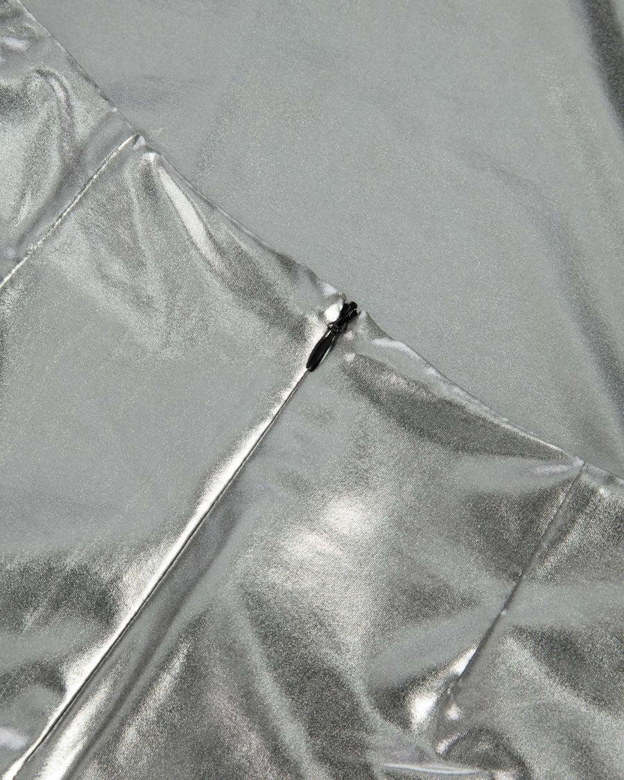 Scaglione SKIRT METAL TUBINO LUNGA SILVER Pezzi Unici
