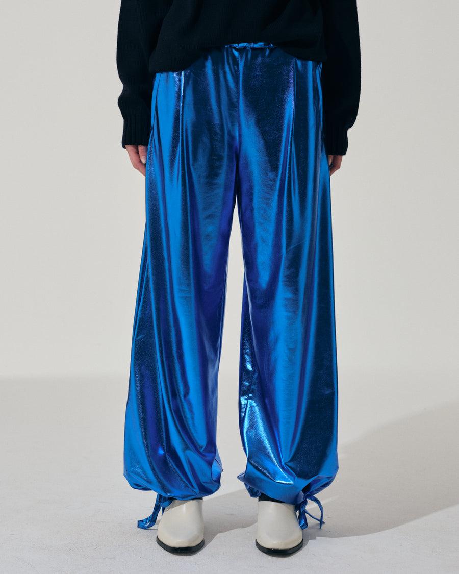 Scaglione PANTS JOGGER METAL BLUE Negozi Online