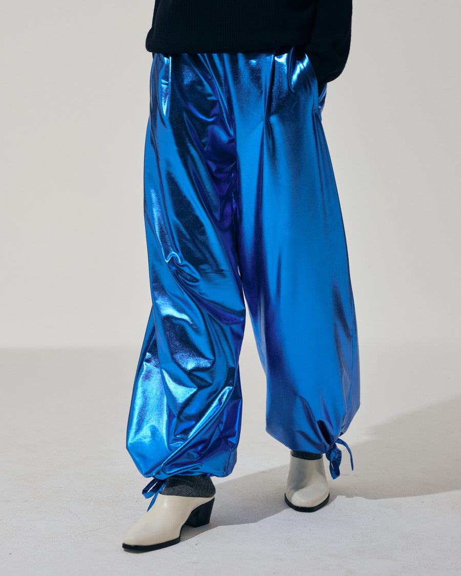 Scaglione PANTS JOGGER METAL BLUE Negozi Online