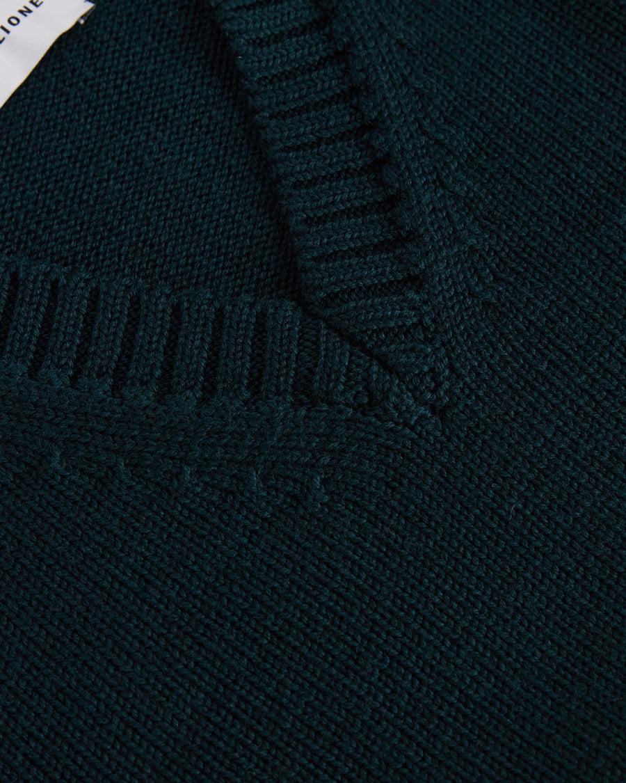 Scaglione V.NECK MERINO SOFT FOREST Vendita Calda