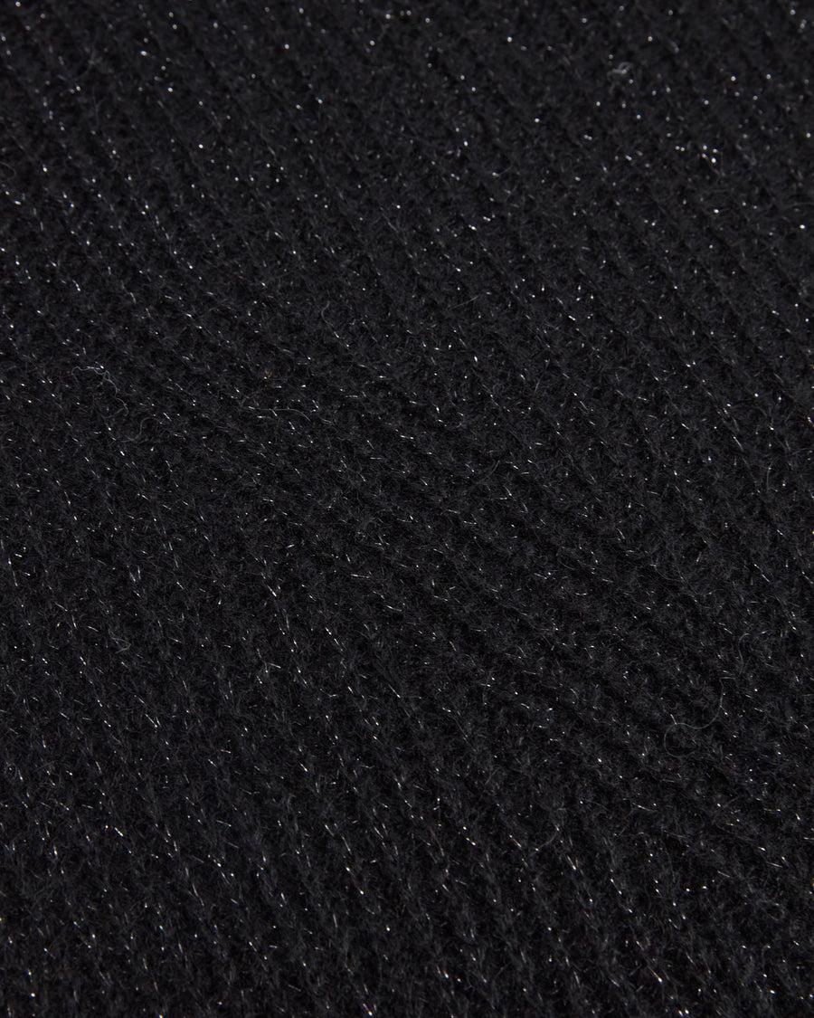 Scaglione TURTLE NECK RAGLAN GLITTER BLACK Soddisfazione Garantita