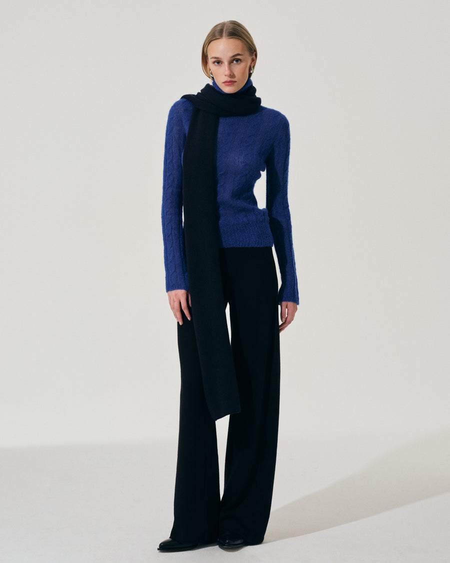 Scaglione TURTLE NECK SLIM CABLES ULTRALIGHT LIMONGE Acquista Ora