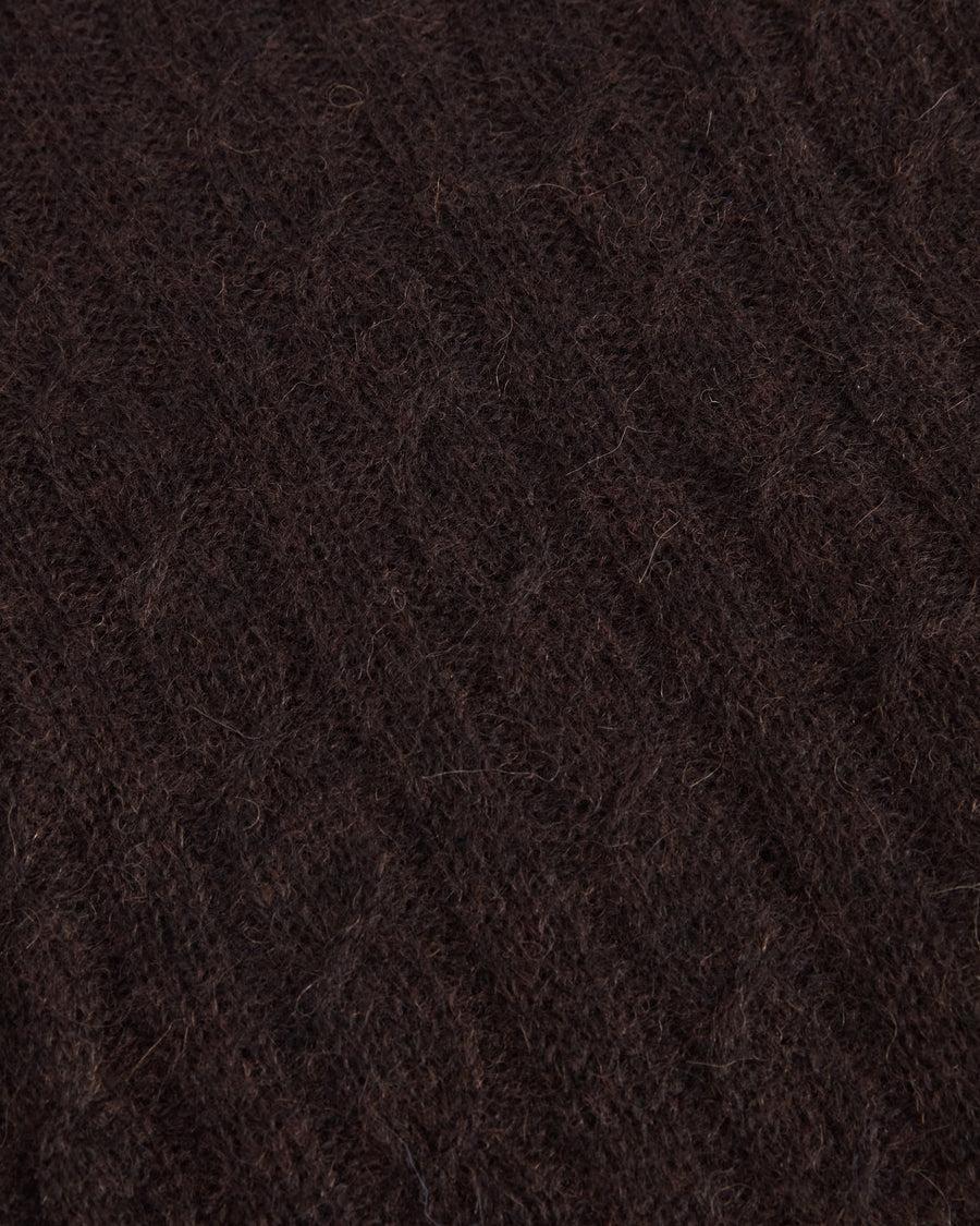 Scaglione TURTLE NECK SLIM CABLES ULTRALIGHT EBANO Consegna Veloce
