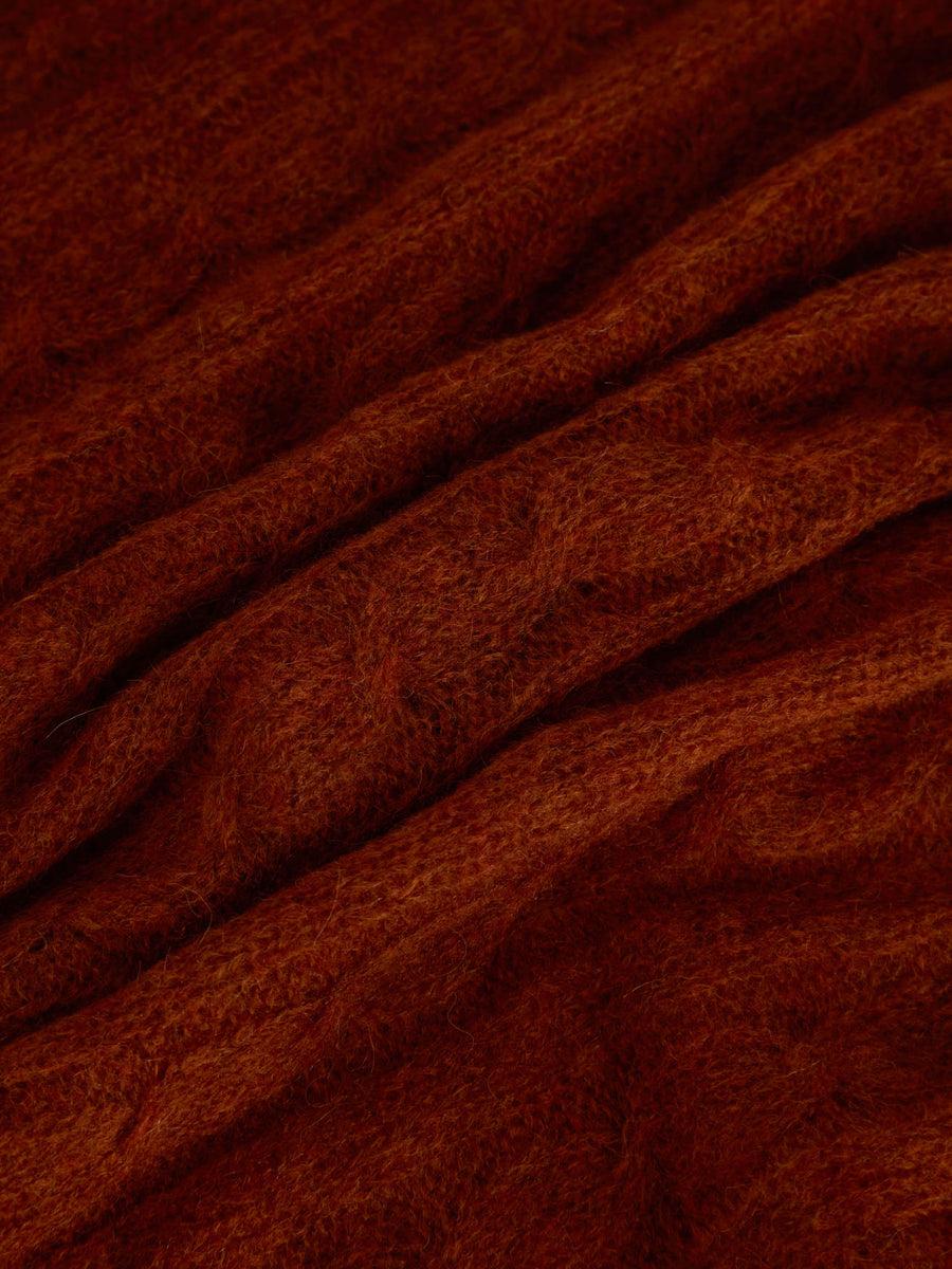 Scaglione ROUND NECK BOXY CABLES ULTRALIGHT RUST Fino Al -60%