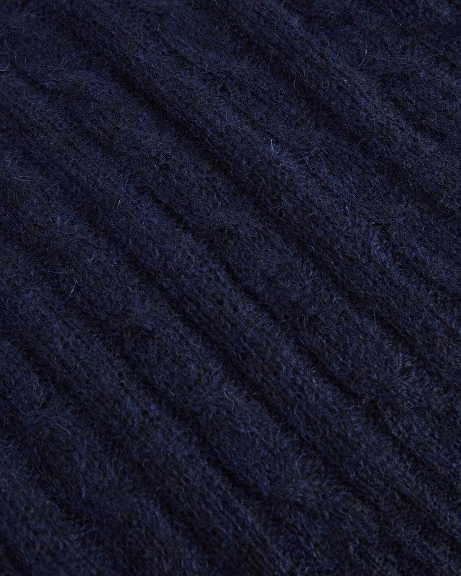 Scaglione ROUND NECK BOXY CABLES ULTRALIGHT NAVY Affare Del Giorno
