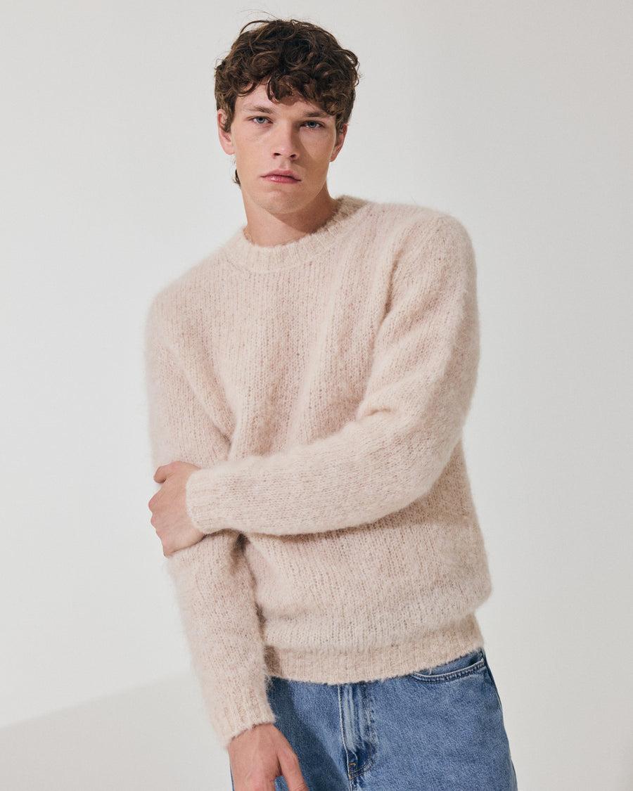 Scaglione ROUND NECK MESSY HAIR SAND Hotsell