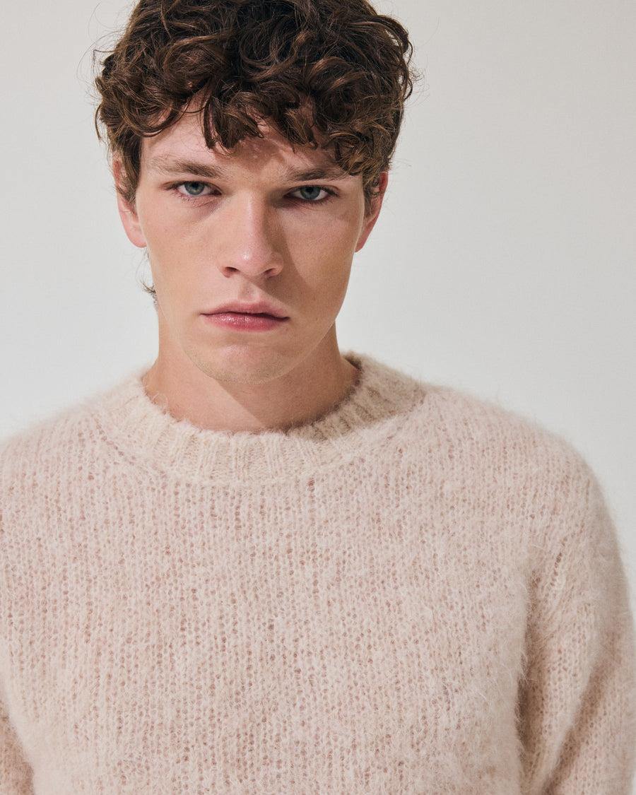 Scaglione ROUND NECK MESSY HAIR SAND Hotsell