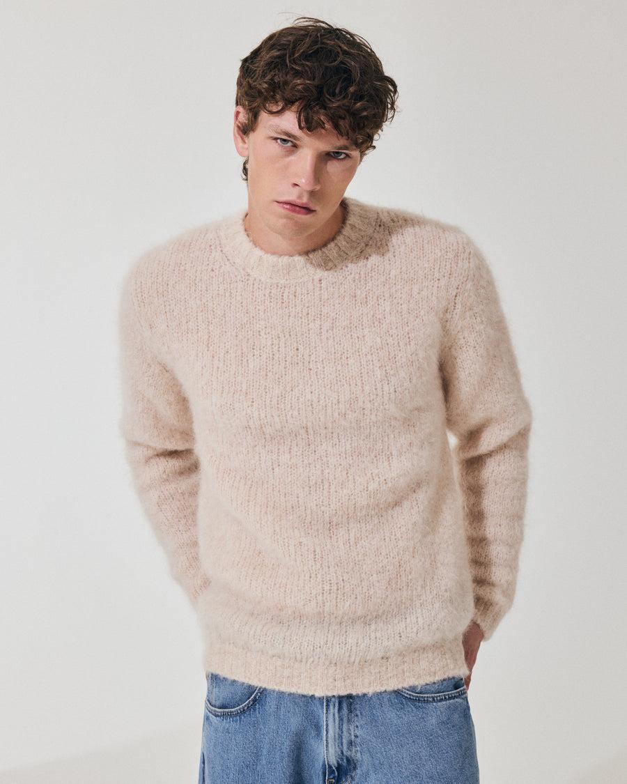 Scaglione ROUND NECK MESSY HAIR SAND Hotsell