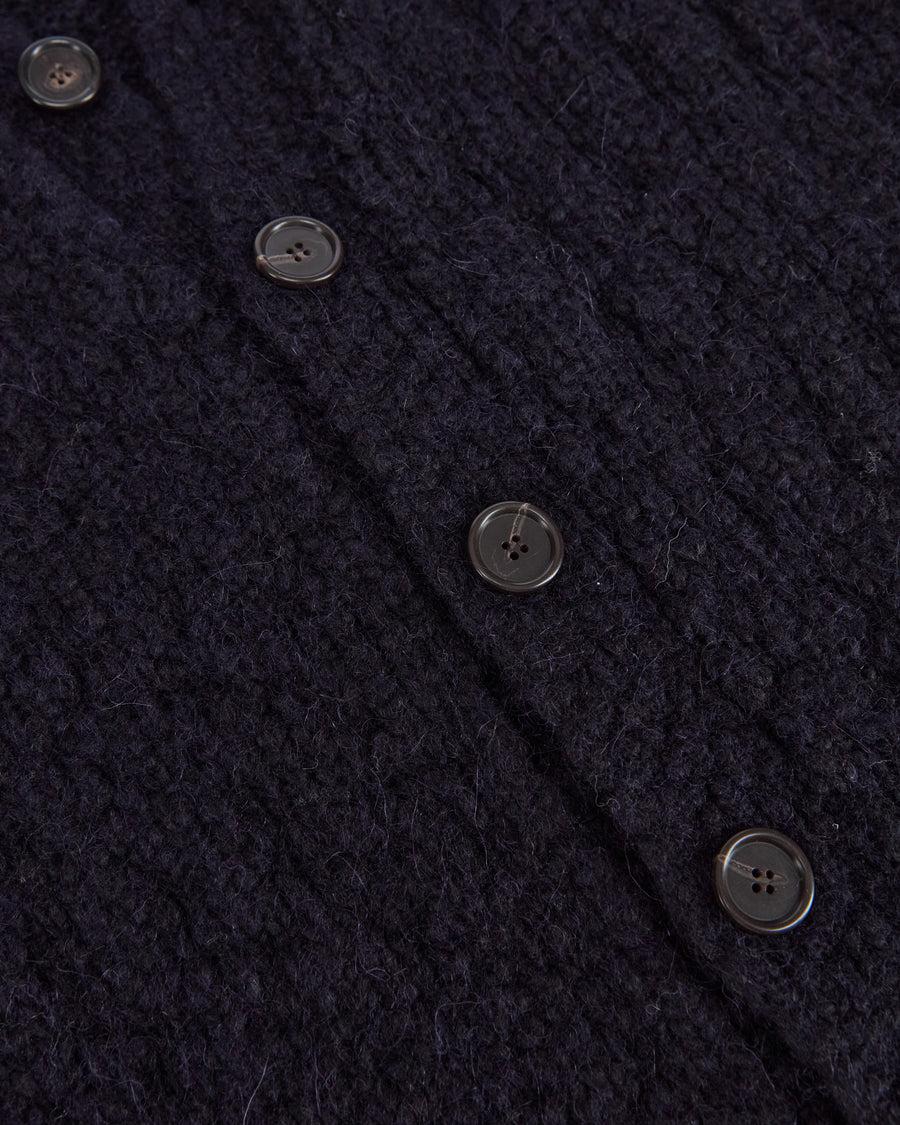 Scaglione CARDIGAN RAGLAN SOFT ALPACA NAVY Vendita Calda