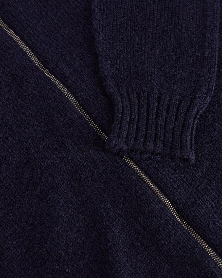 Scaglione ZIPPER SOFTWOOL DKNAVY 2025