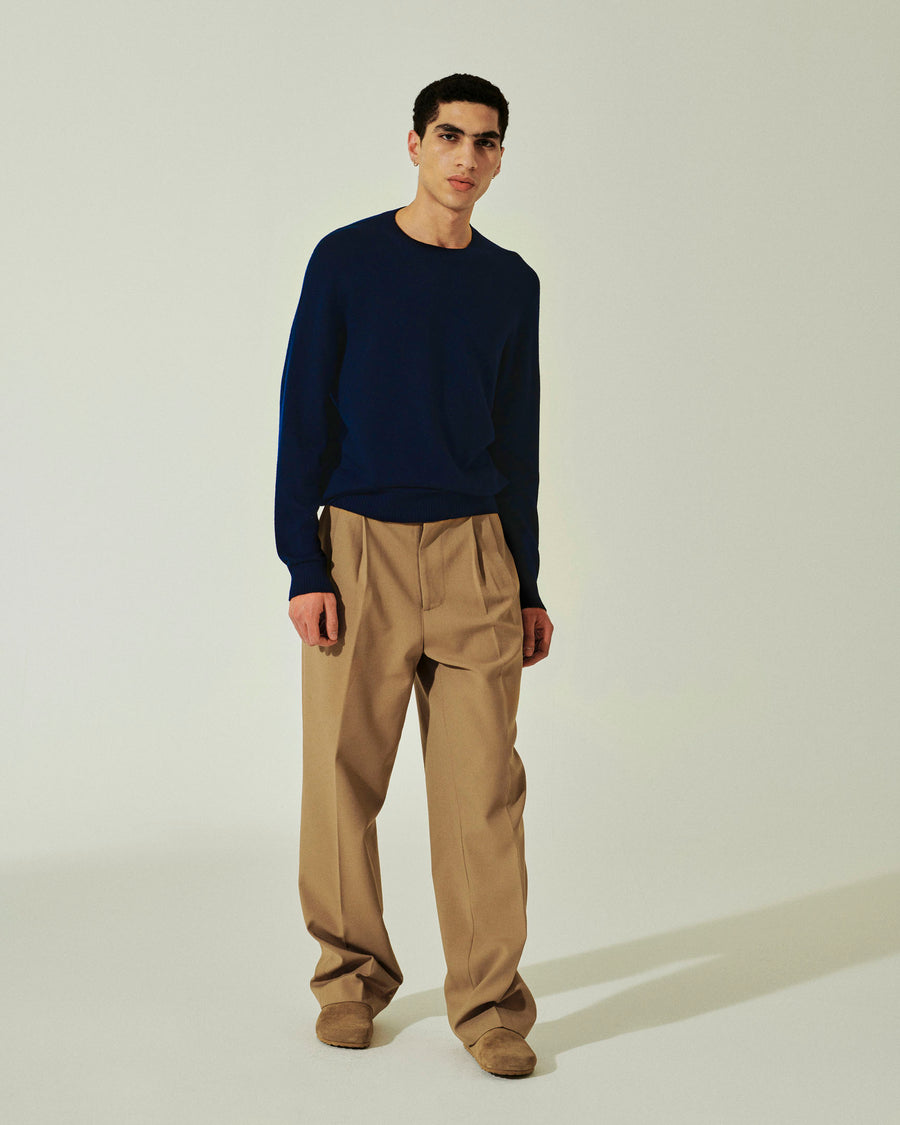 Scaglione GIROCOLLO SENZA CUCITURE MERINO NAVY