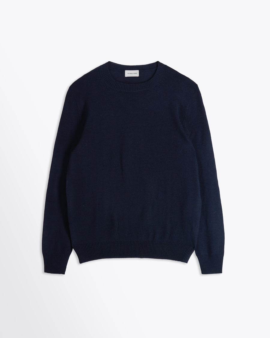 Scaglione GIROCOLLO SENZA CUCITURE MERINO NAVY Offerta