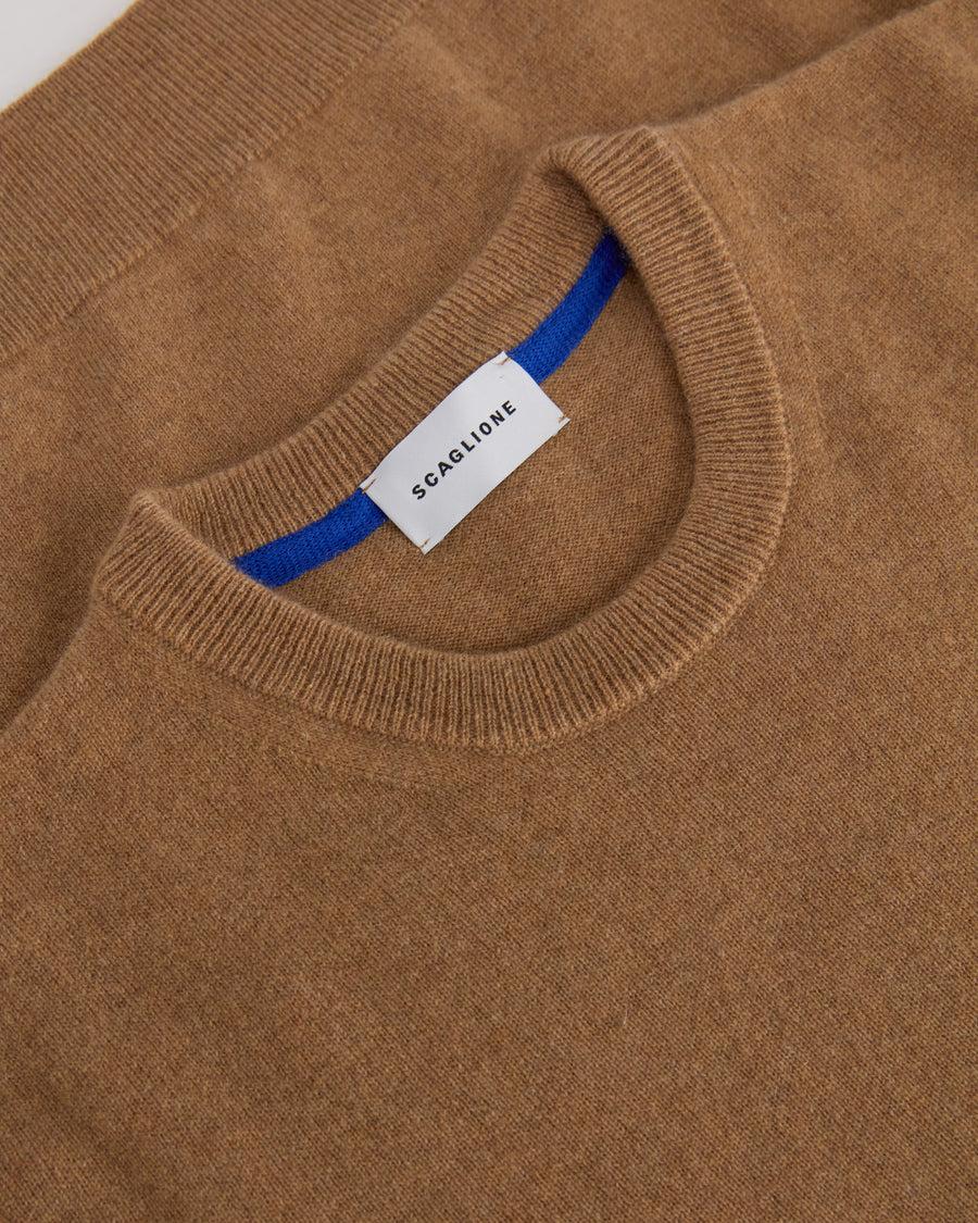 Scaglione ROUND NECK CITY F12 CARAMEL Economico