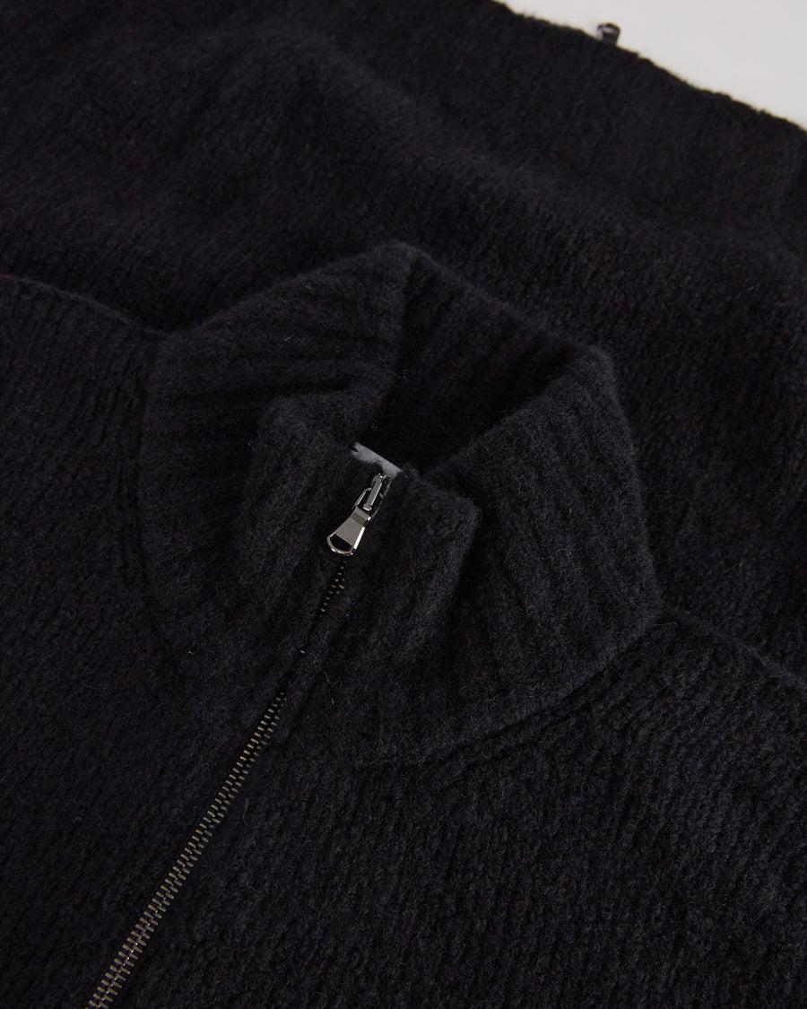 Scaglione ZIPPER PUFFED CASHMERE CASHMERE SEAMLESS BLACK Outlet