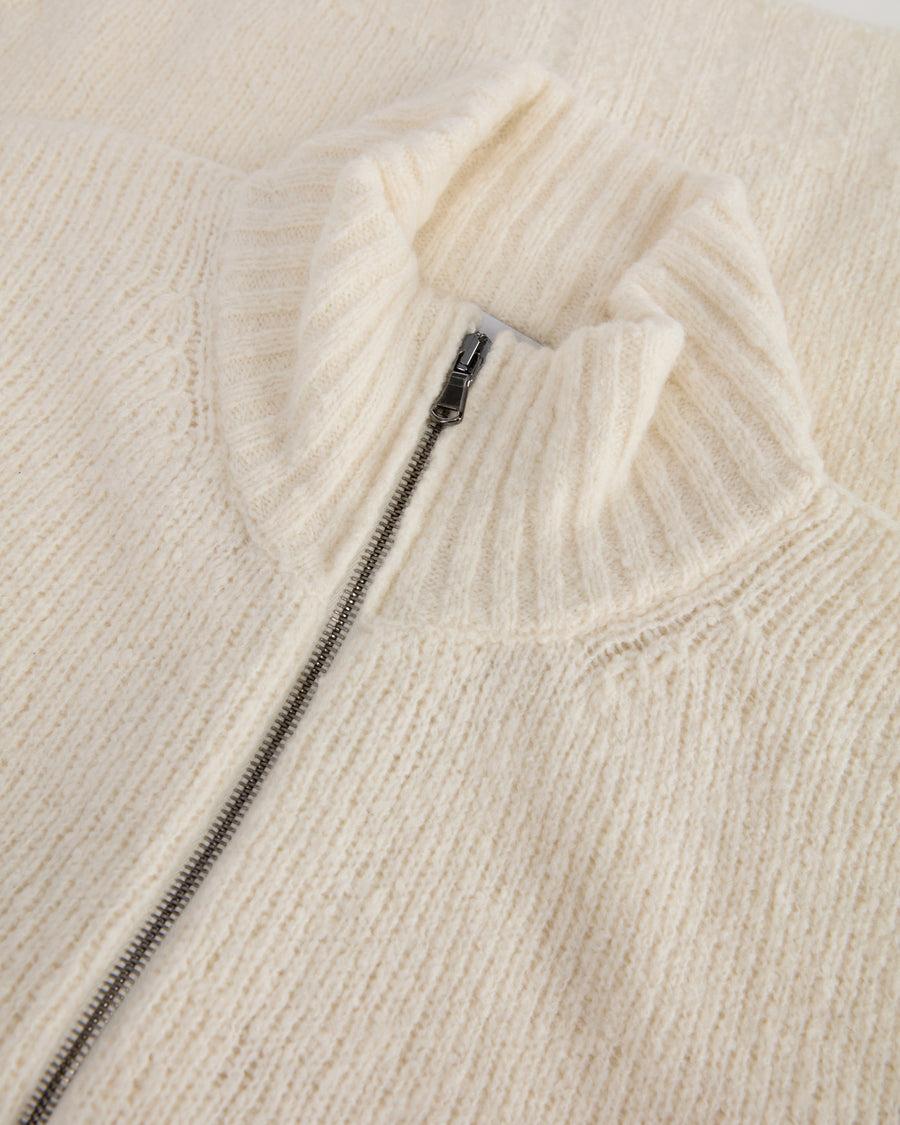 Scaglione ZIPPER PUFFED CASHMERE CASHMERE SEAMLESS MILK In Vendita