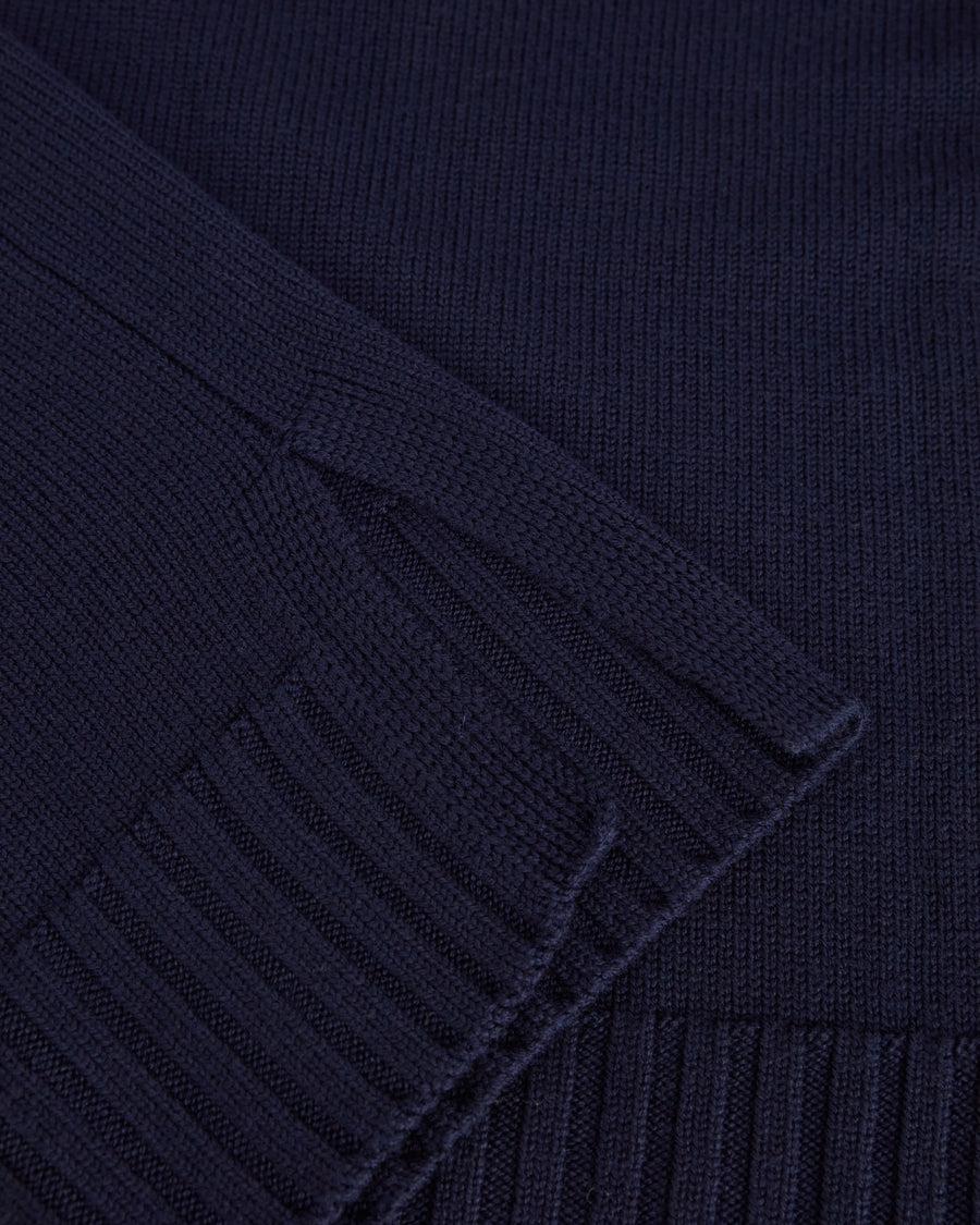 Scaglione ROUND NECK BOXY SOFT NAVY Vendita Calda