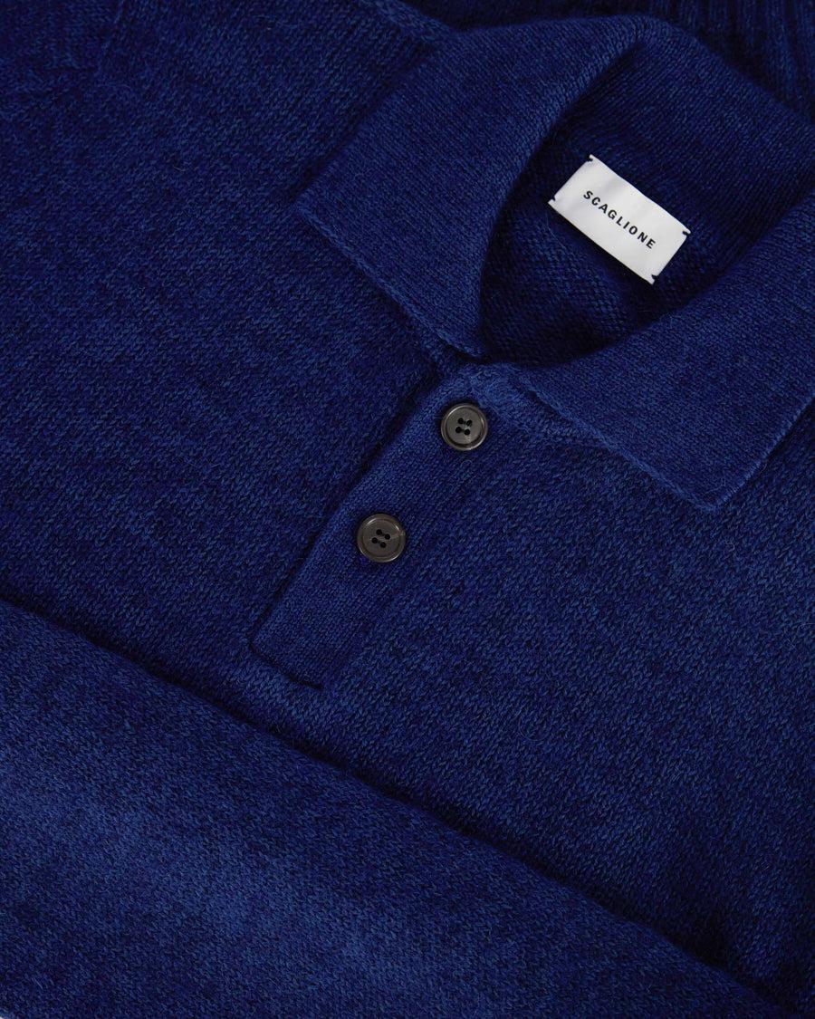 Scaglione POLO SEAMLESS NAVY Convenienza