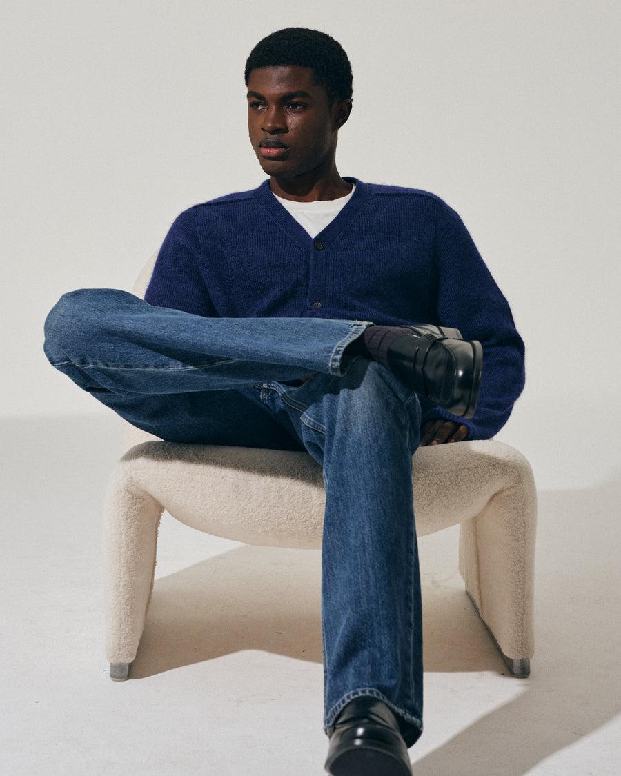 Scaglione CARDIGAN SHETLY S.MARTELLO NAVY Novità