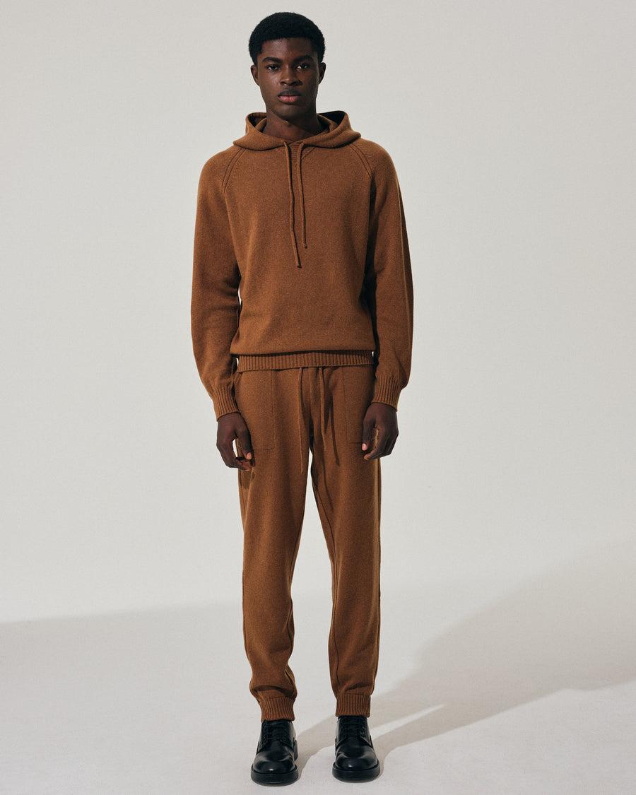 Scaglione PANTS HYBRD CASHMERE RHUM In Vendita