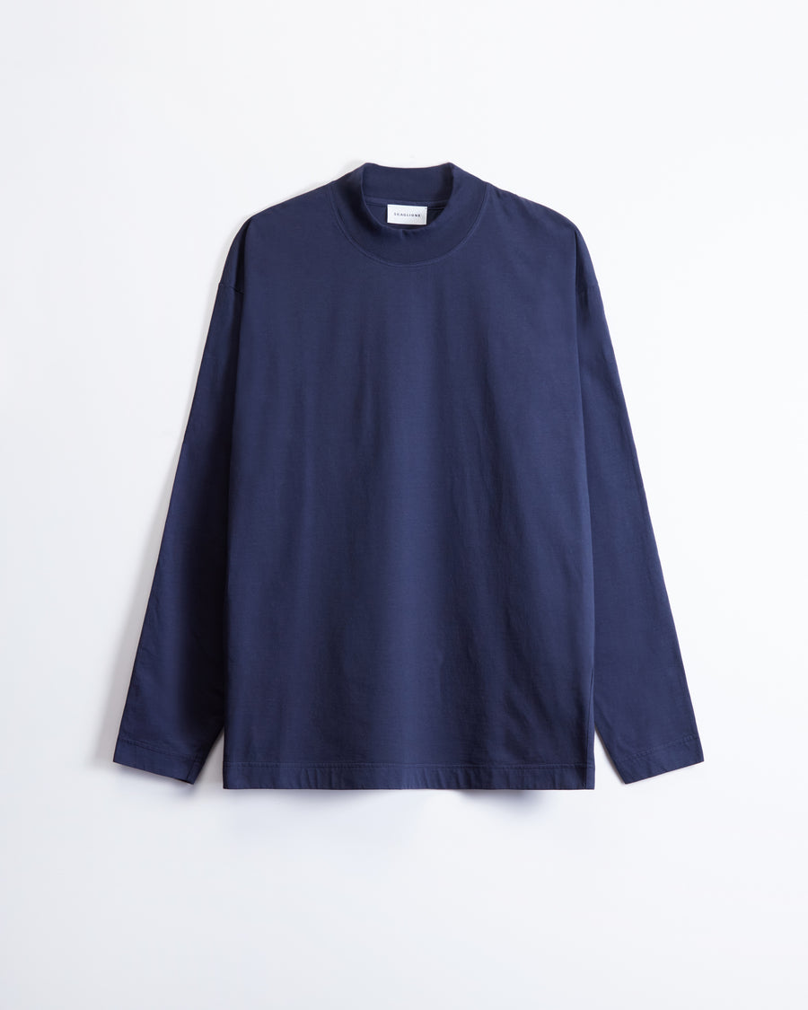 Scaglione LUPETTO ML SPRING COT NAVY Moda