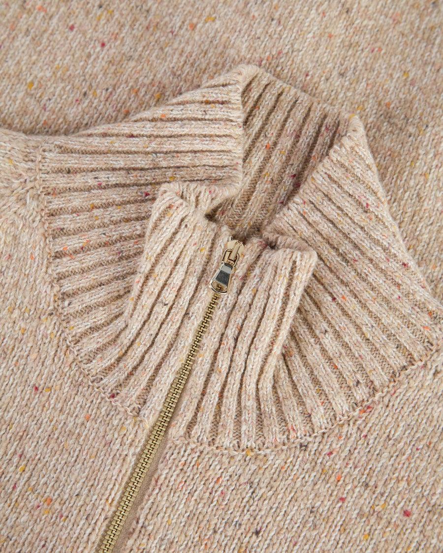 Scaglione ZIPPER RAGLAN TWEEDMOULINE' BEIGE Nuovo