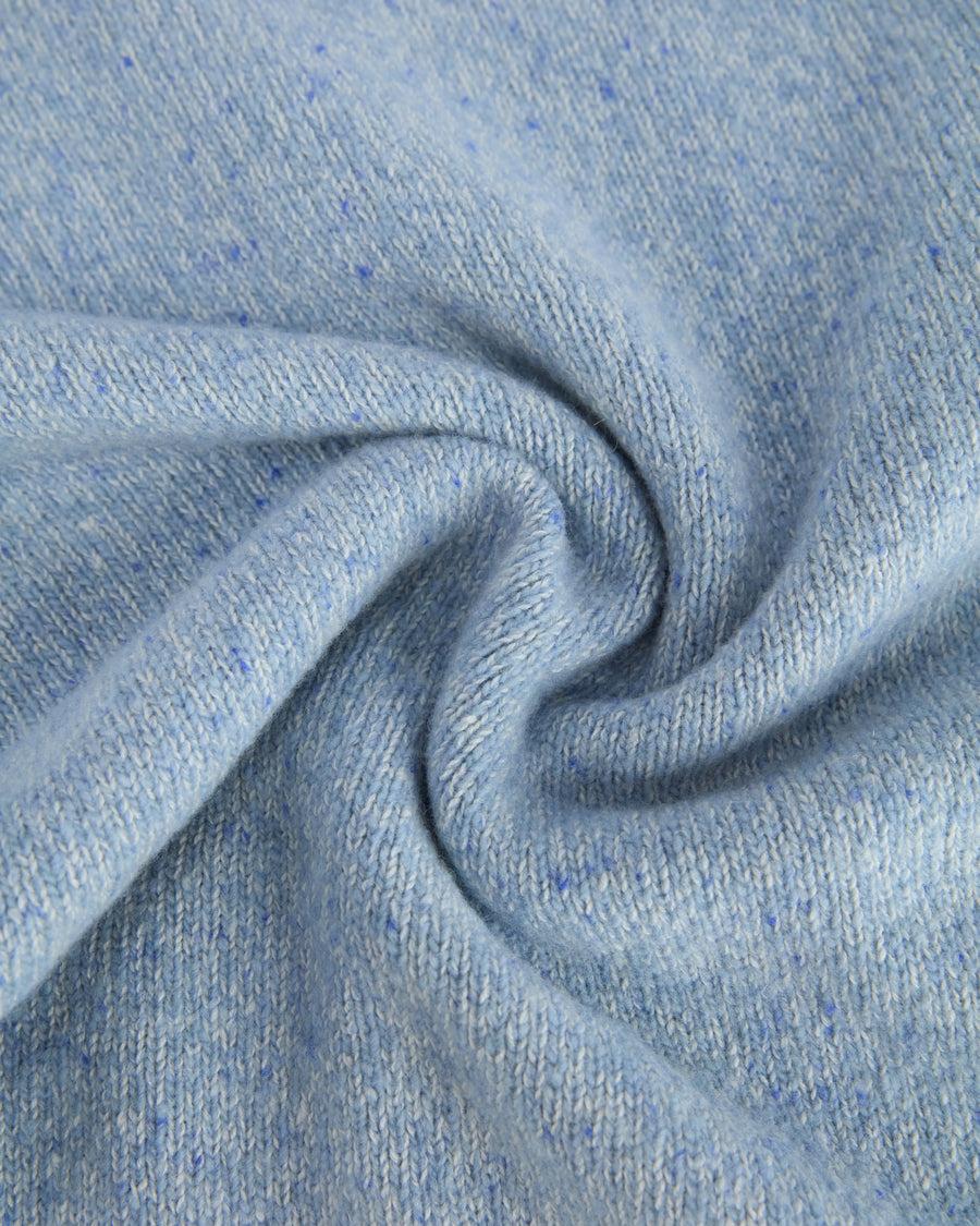 Scaglione ROUND NECK RAGLAN TWEEDMOULINE' CELESTE Vendita