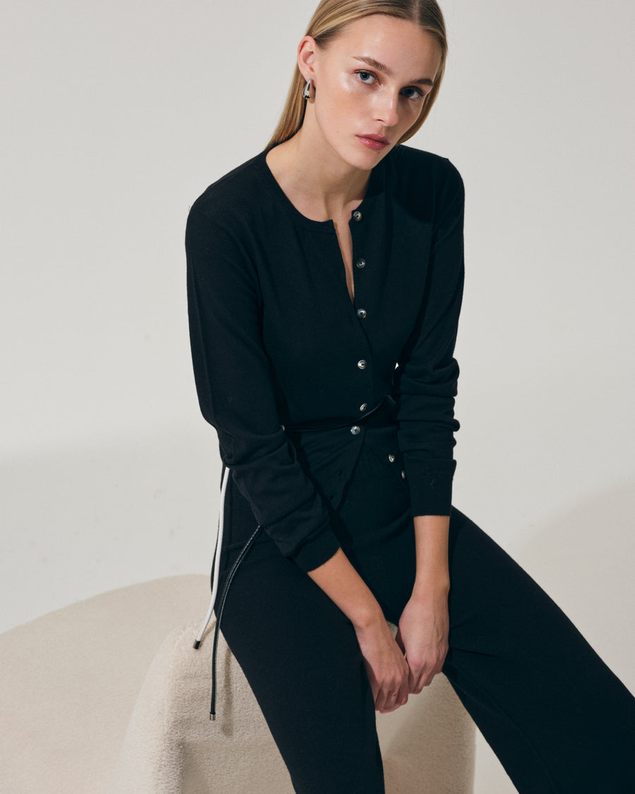 Scaglione REBECCA SLIM KASHSILK BLACK Consegna Veloce