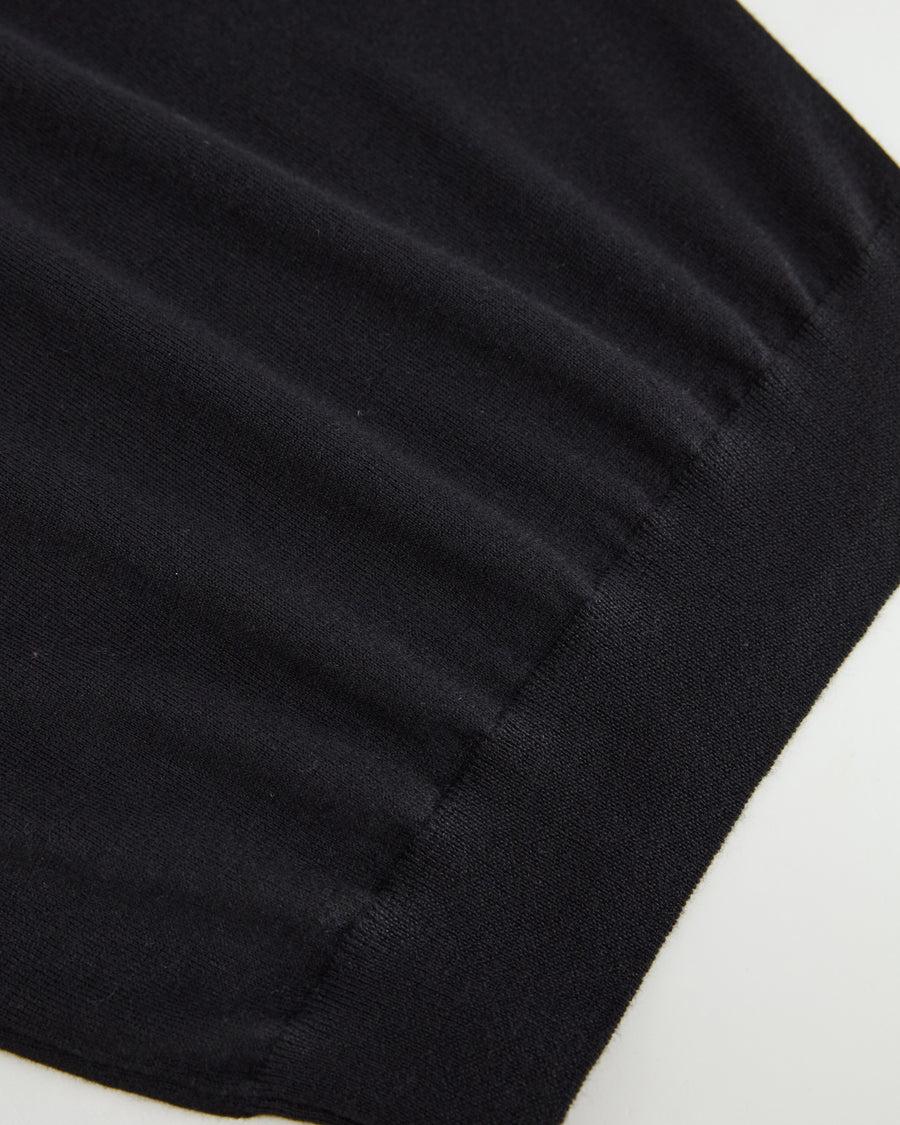 Scaglione TURTLE NECK SLIM KASHSILK BLACK Affare Del Giorno