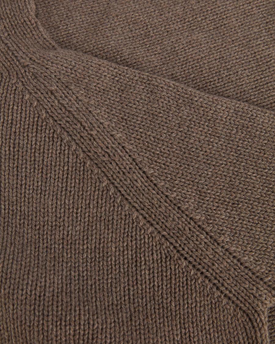 Scaglione MOCK NECK RAGLAN SUPERSOFT TAUPE Sottocosto