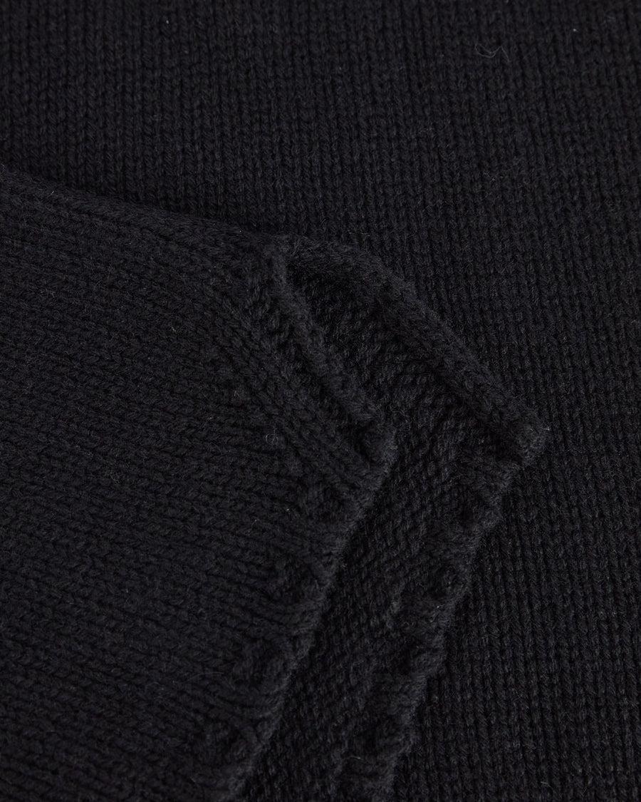 Scaglione MOCK NECK RAGLAN SUPERSOFT BLACK Sconto